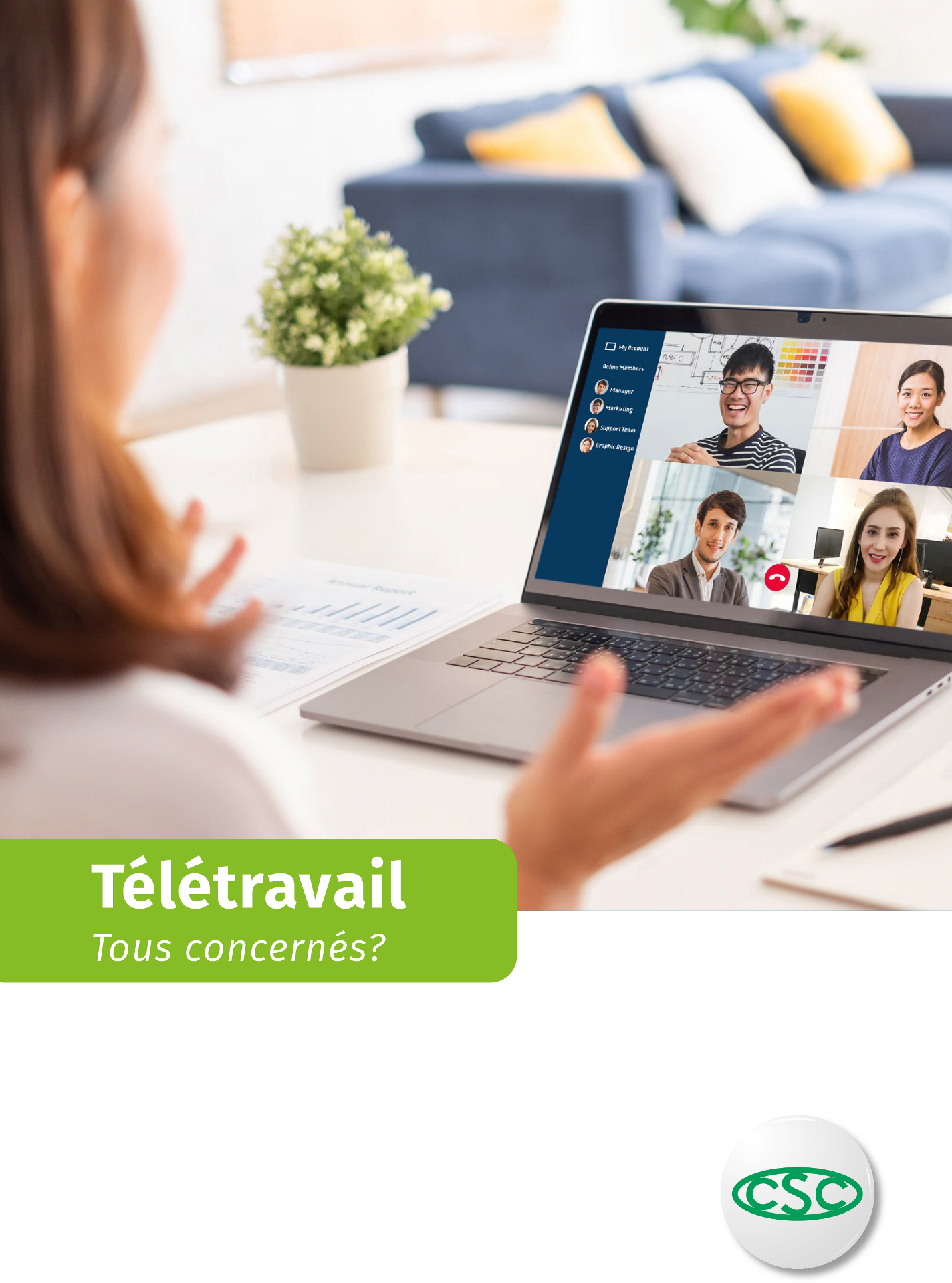 Brochure CSC télétravail - cover