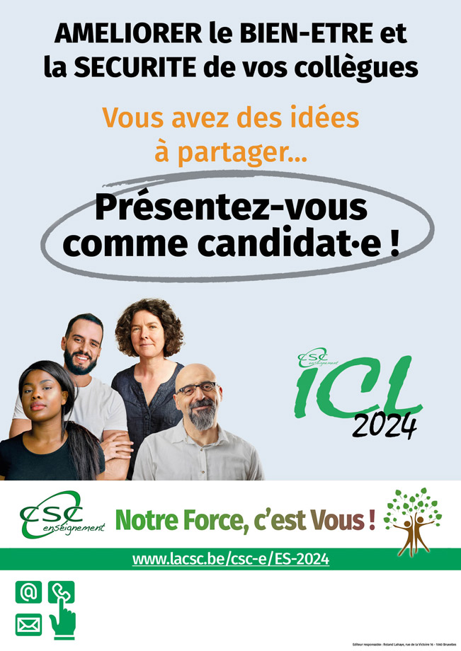 Elections ICL dans l'enseignement libre