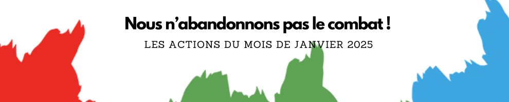 Les actions du mois de janvier 2025